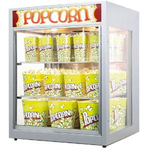 Table Top Display Warmer for pre-packed popcorn