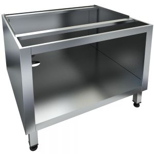 Base for the CHB-2T Char broilers is made completely of stainless steel