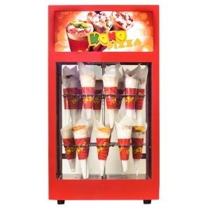 Kono Pizza Display Warmer with humidification is suitable for short-term storage