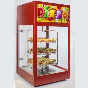 Pizza Display Warmer with humidification is suitable for short-term storage
