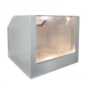 Bulk Popcorn Floor Display Warmer, one compartment, with  lighting