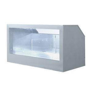 Bulk Popcorn Floor Display Warmer, two compartments, with lighting
