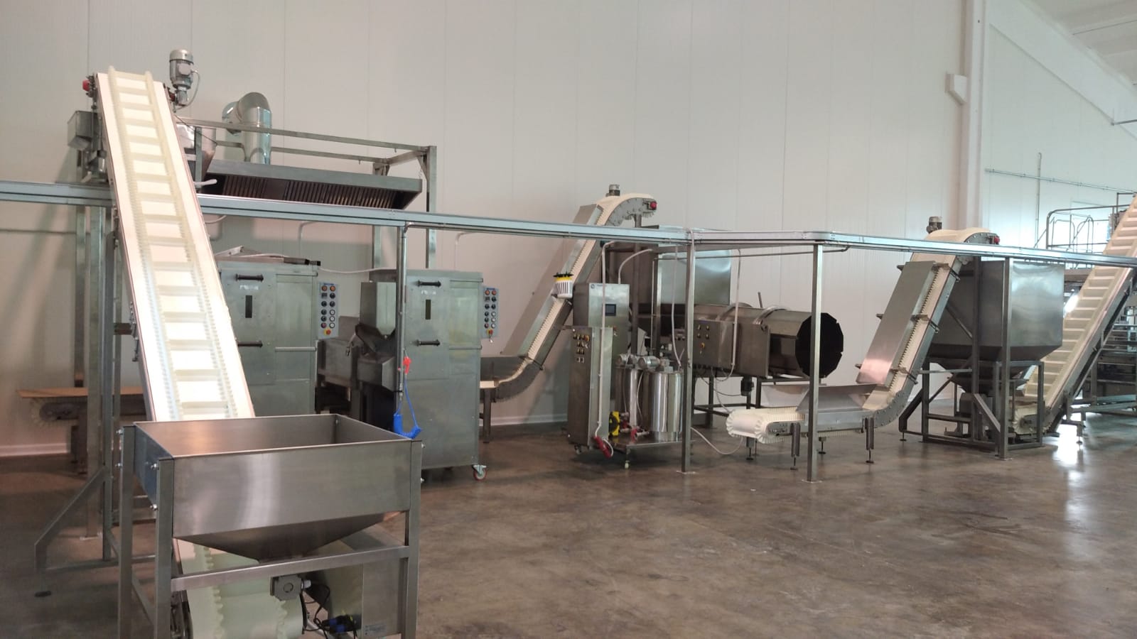 Savory Popcorn Production Line up to 300 kg/h. Project in Italy